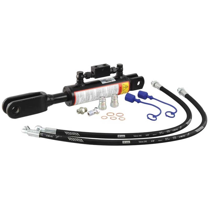 Hydraulisk justering av løftestag til trekkstenger (Levert med: Slanger) - Gaffel Hull Ø: 19mm - Gaf