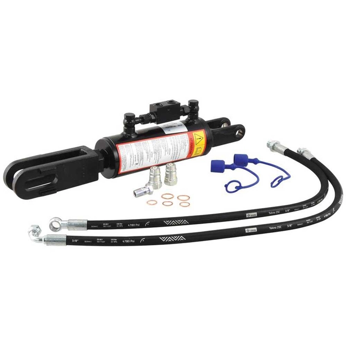 Hydraulisk justering av løftestag til trekkstenger (Levert med: Slanger) - Gaffel Hull Ø: 22mm - Gaf