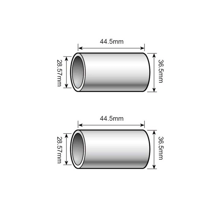 Agripak 2 stk. Fôring trekkstangkule fra kat. 3 til kat. 2 Kategori 3 til 2 (Ø36 til 28mm)