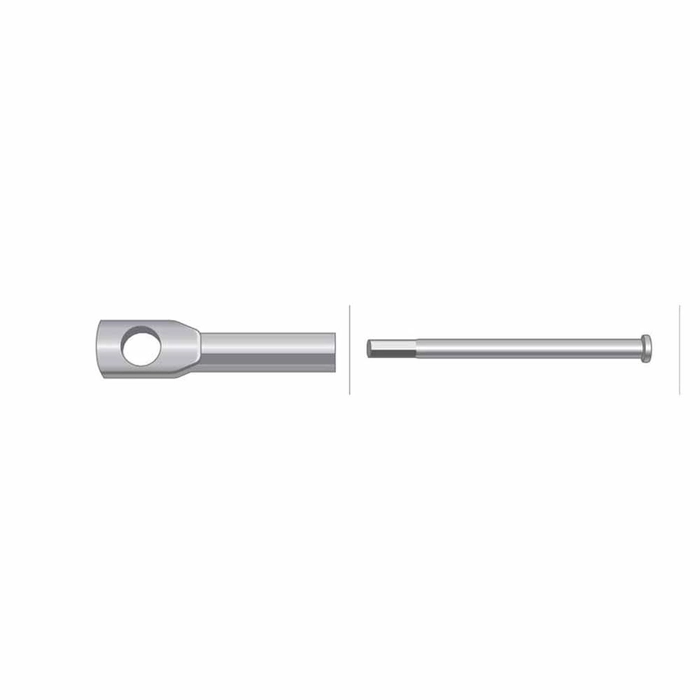 Gasskabel - Lengde: 1030mm, Kabellengde ytre: 850mm