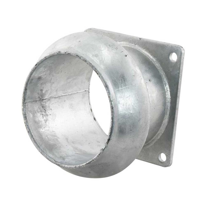 Kobling med firkantet flens (for slam/møkkspreder) 6″ (159mm) x (150mm) (Galvanisert)