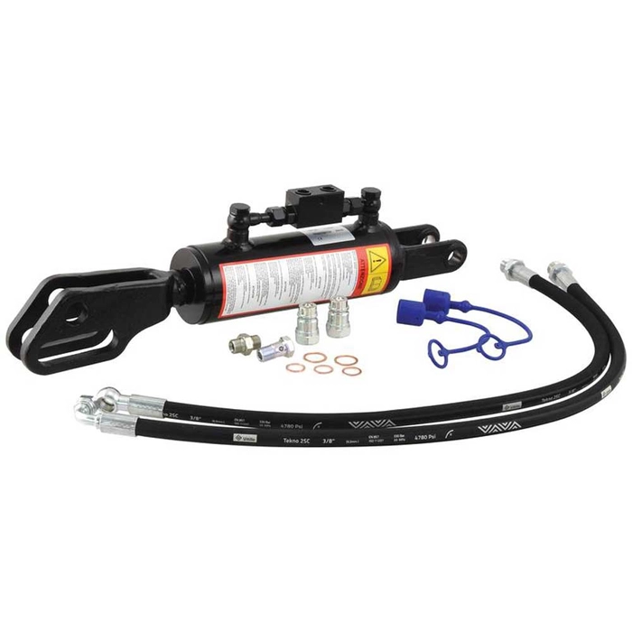 Hydraulisk justering av løftestag til trekkstenger (Levert med: Slanger) - Gaffel Hull Ø: 22mm - Gaf
