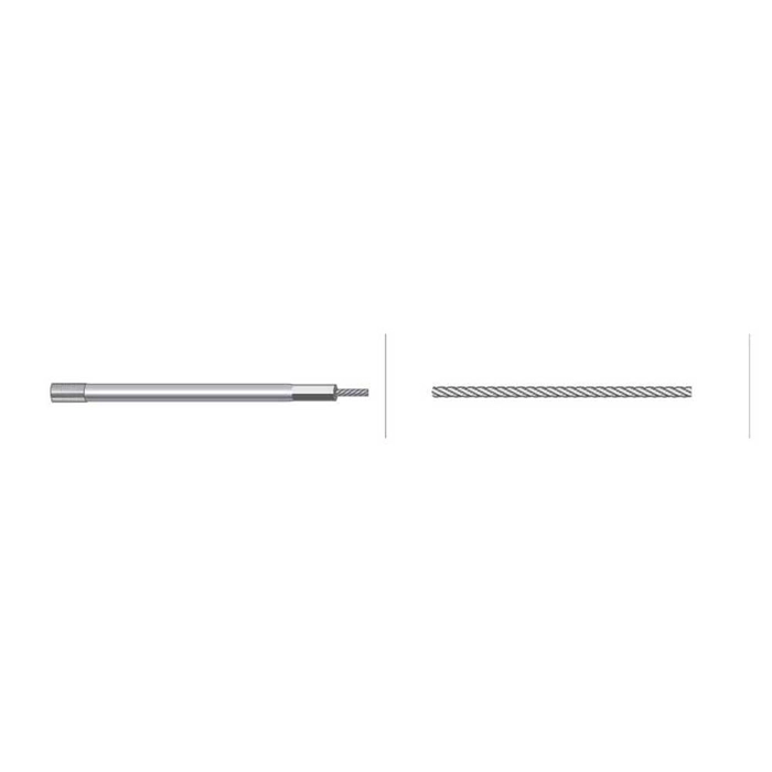 Kabel for motorstopp - Lengde: 1000mm, Kabellengde ytre