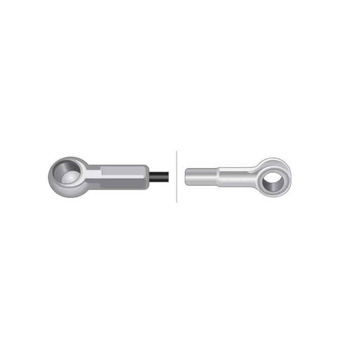 Bremsekabel - Lengde: 1030mm, Kabellengde ytre