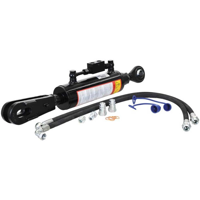 Hydraulisk justering av løftestag til trekkstenger (Levert med: Slanger) - Kule Ø 25mm - Gaffel Hull