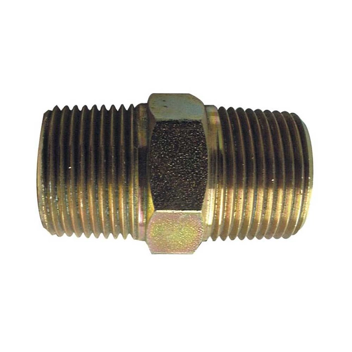Hydraulisk adapter 1/2″ NPTF Hann x 1/2″ NPTF Hann