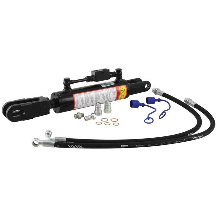 Hydraulisk justering av løftestag til trekkstenger (Levert med: Slanger) - Gaffel Hull Ø: 22mm - Gaf