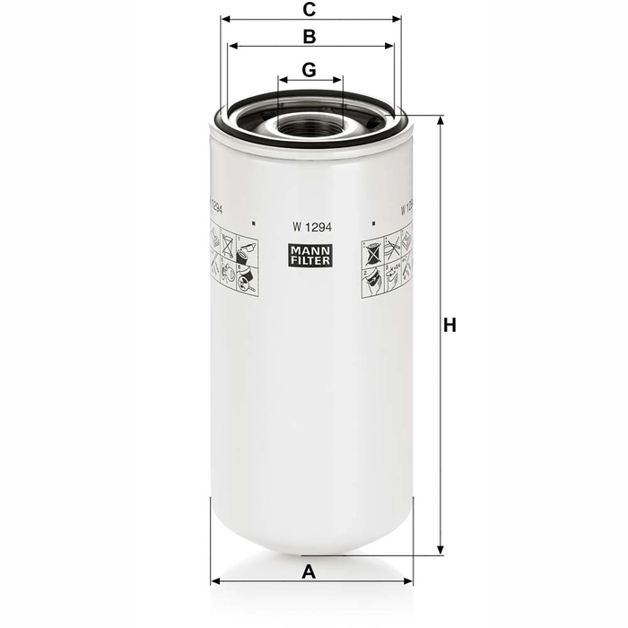 MANN Oljefilter W 1294