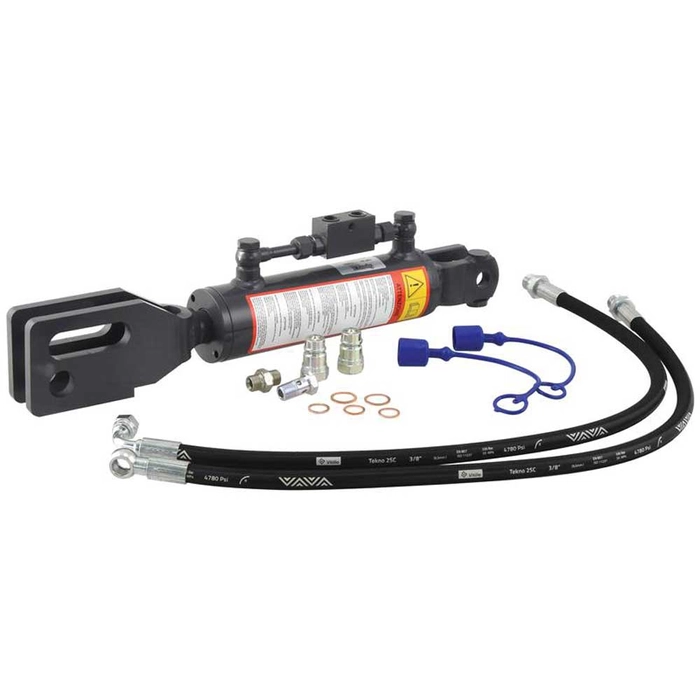 Hydraulisk justering av løftestag til trekkstenger (Levert med: Slanger) - Gaffel Hull Ø: 19mm - Gaf