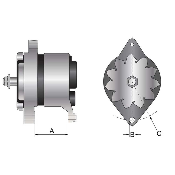 Dynamo (Mahle) - 12V, 200 A
