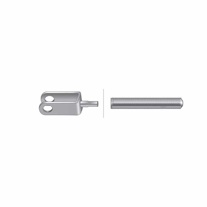 Håndgasskabel - Lengde: 860mm, Kabellengde ytre: 690mm