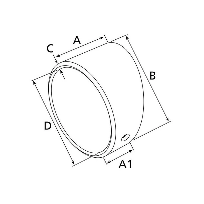 Fôring Peilestang - Indre Ø: 46.8mm