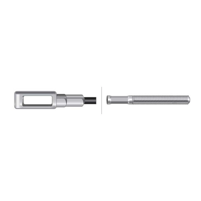 Kløtsjkabel - Lengde: 1284mm, Kabellengde ytre: 965mm