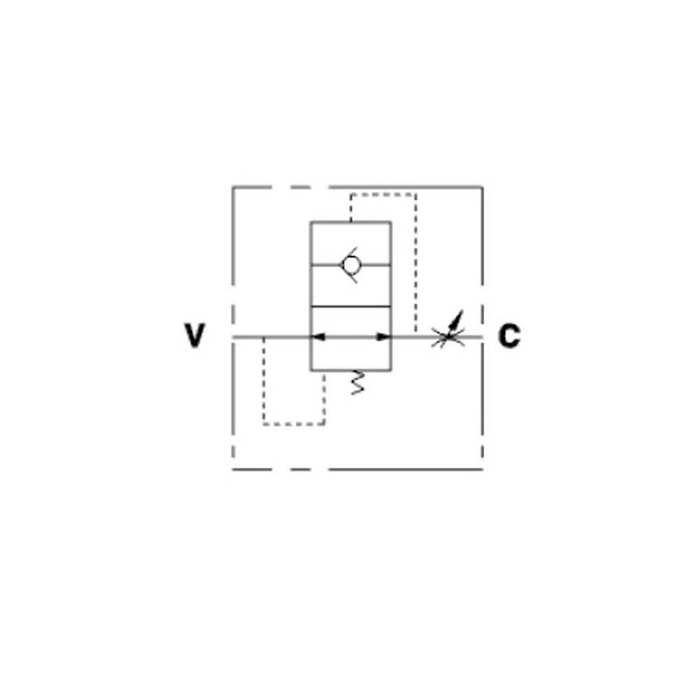 MARCHESINI Slangesprekkventil 3/4″ BSP (140 l/min Strømningshastighet)