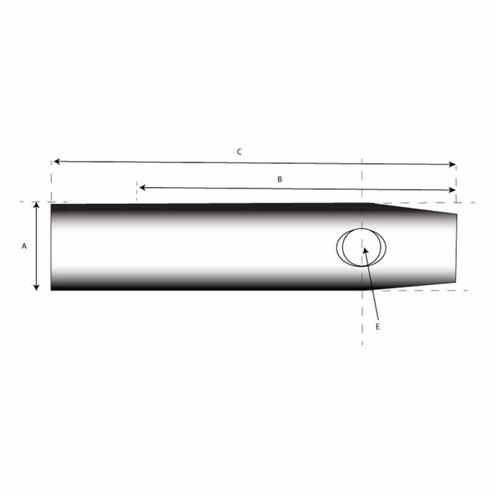 Trekkstangbolt 25x93mm Kategori 