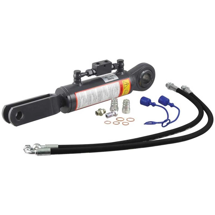 Hydraulisk justering av løftestag til trekkstenger (Levert med: Slanger) - Kule Ø 40mm - Gaffel Hull