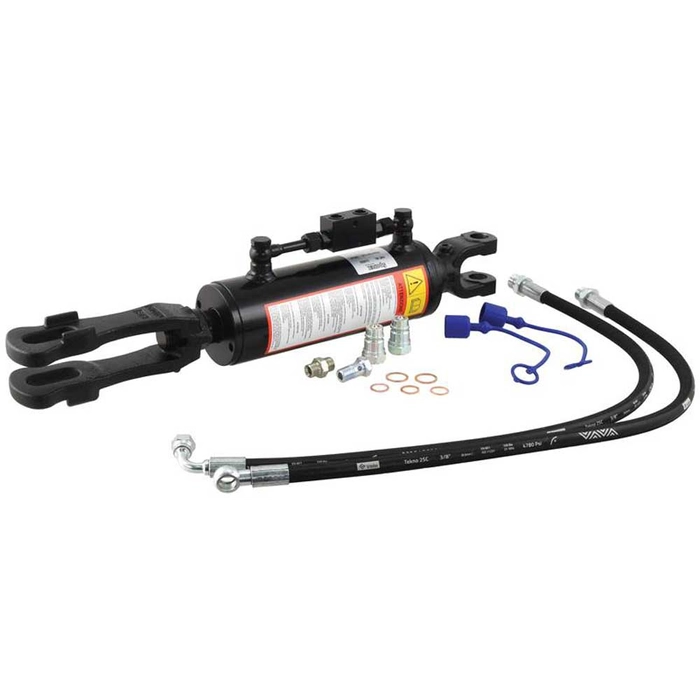 Hydraulisk justering av løftestag til trekkstenger (Levert med: Slanger) - Gaffel Hull Ø: 26mm - Gaf