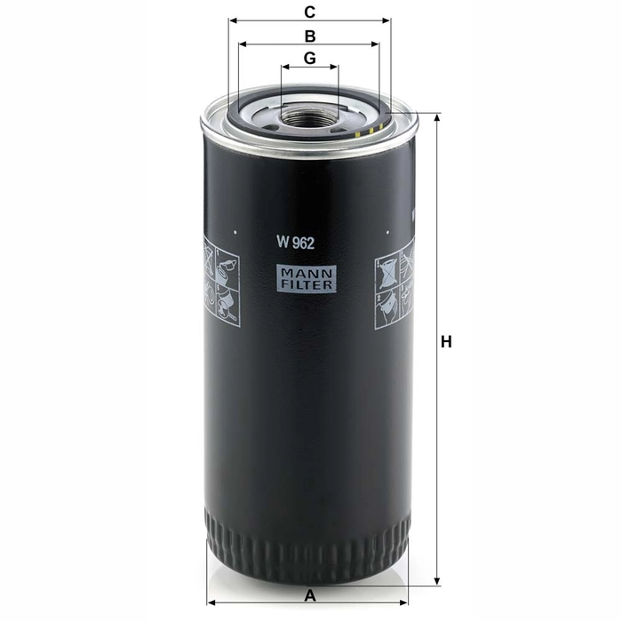 MANN Oljefilter W 962