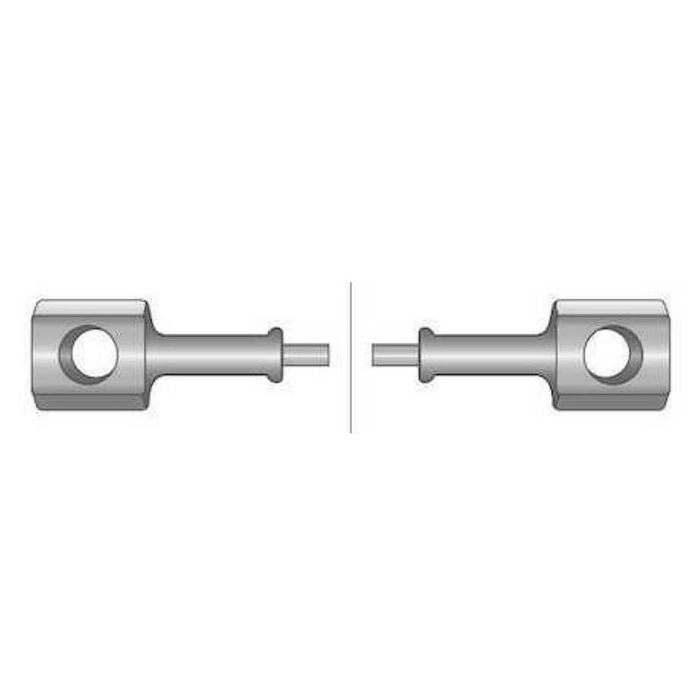 Håndbremsekabel - Lengde: 720mm, Kabellengde ytre: 390mm