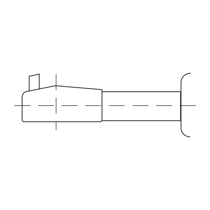 Gassdemper,  Total lengde: 525mm