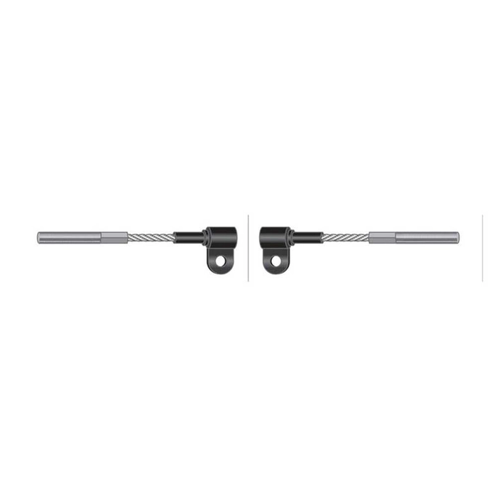 Gasskabel - Lengde: 1238mm, Kabellengde ytre: 1162mm.
