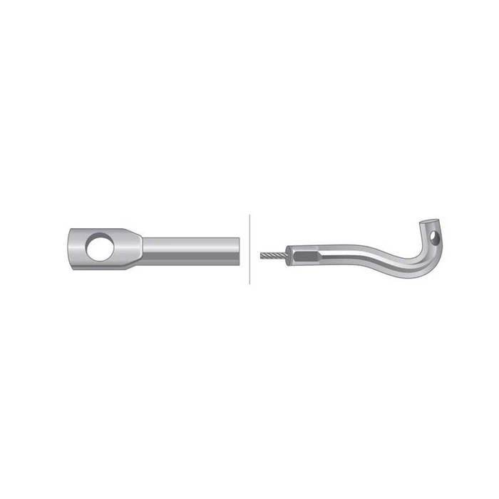 Håndgasskabel - Lengde: 1613mm, Kabellengde ytre: 1408mm
