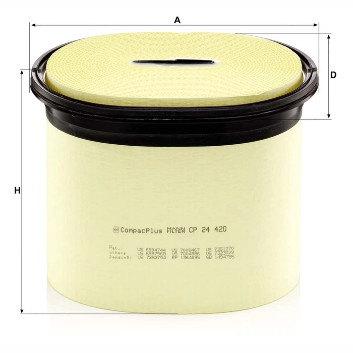 MANN Luftfilter CP 24 420