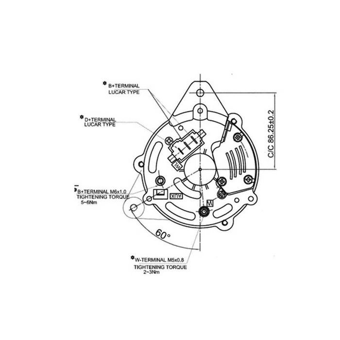 Dynamo - 12V, 65 A