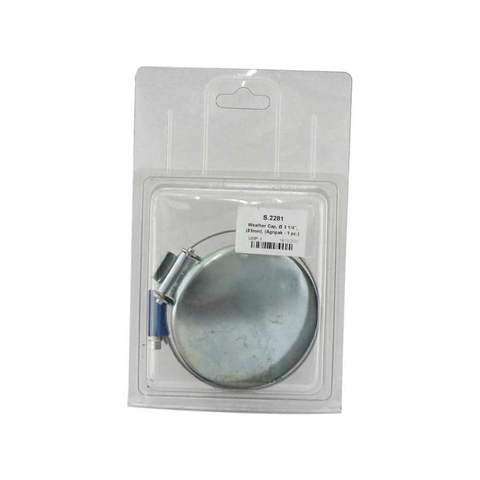 Agripak Eksosrørdeksel 83mm med Klips