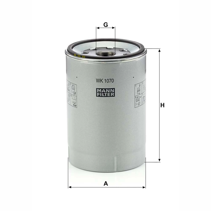 MANN Drivstoffilter WK 1070 x