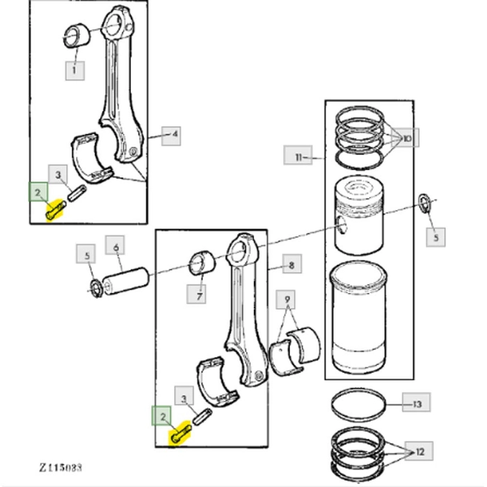 Bolt 9/16'' x 2-1/2''