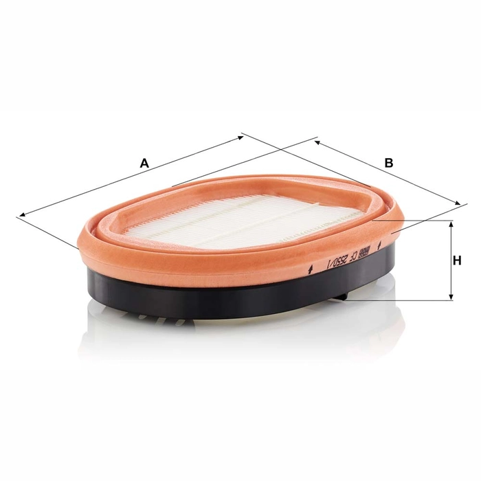 MANN Sekundærfilter CF 2550/1