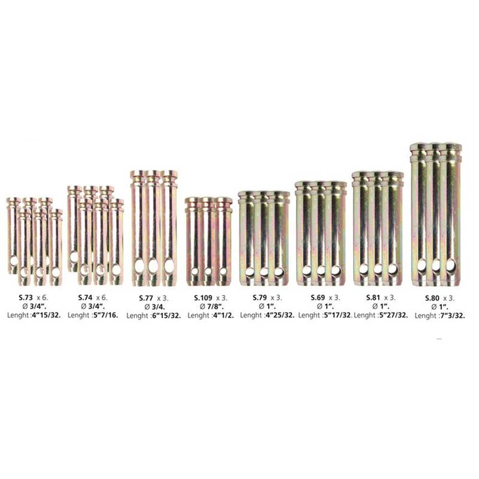 Dispenser Kit Top Link Pins (Cat. 1 & 2) 