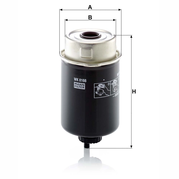 MANN Drivstoffilter WK 8166