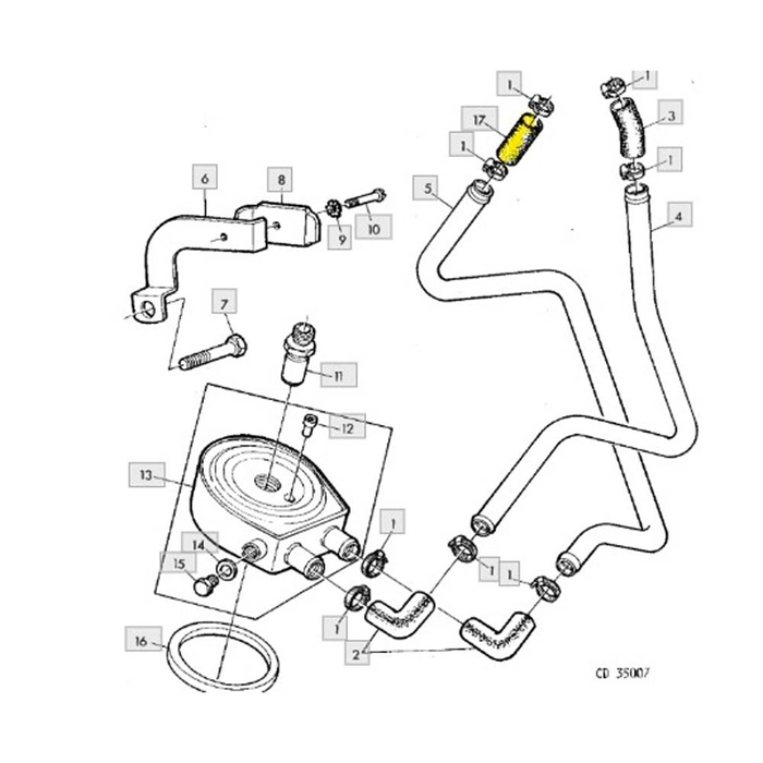 Slange ø19 l=2000 mm