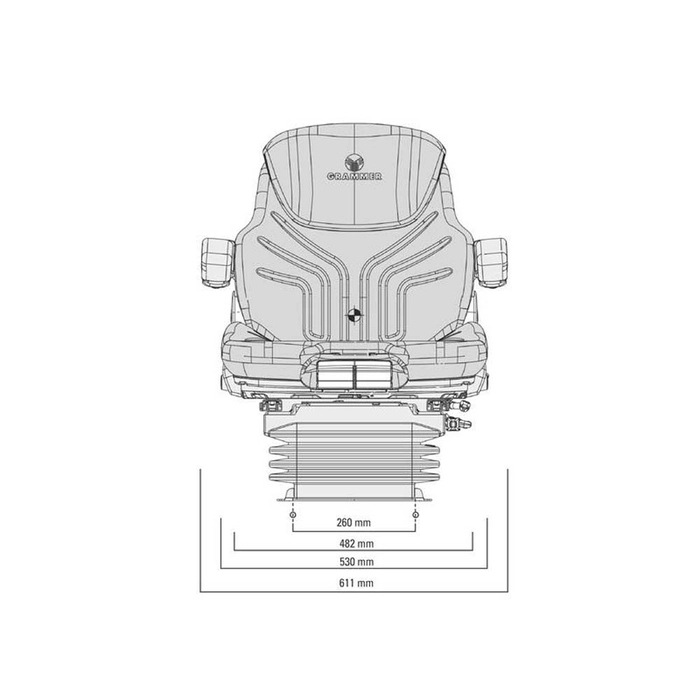 GRAMMER Luftfjæringssete - MSG95G/731