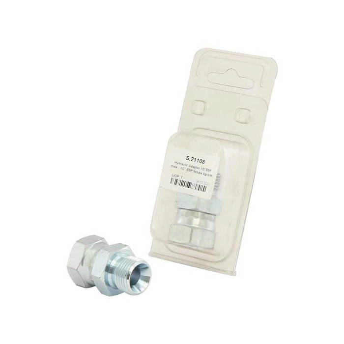 Agripak Hydraulisk adapter 1/2'' BSP Hann x 1/2'' BSP Svingbar hunn