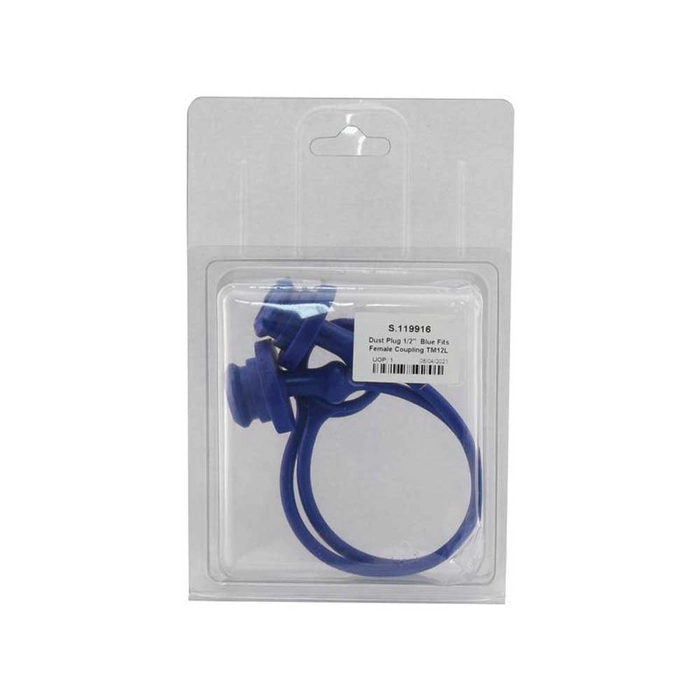 Agripak 2 stk. Faster Støvhette 1/2″ Blå