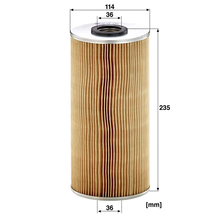 MANN Oljefilter H 12 105 x