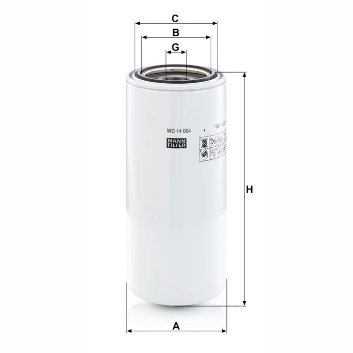 MANN Hydraulikkfilter WD 14 004