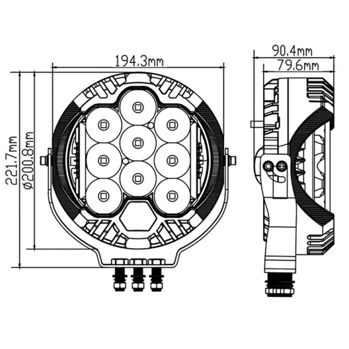 Ekstralys Combo LED 120W