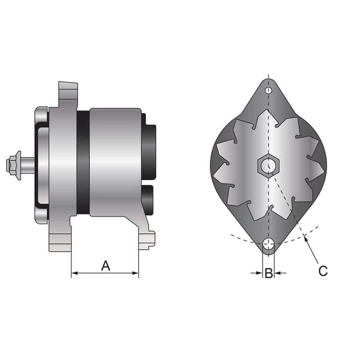 Dynamo (Mahle) - 14V, 55 A