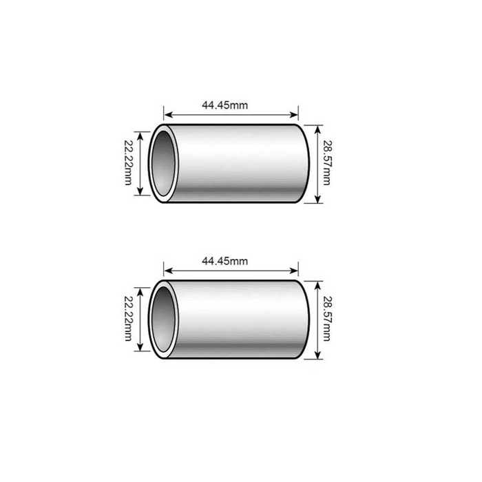 Agripak 2 stk. Fôring trekkstangkule fra kat. 3 til kat. 2 Kategori 2 til 1 (Ø28 til 22mm)