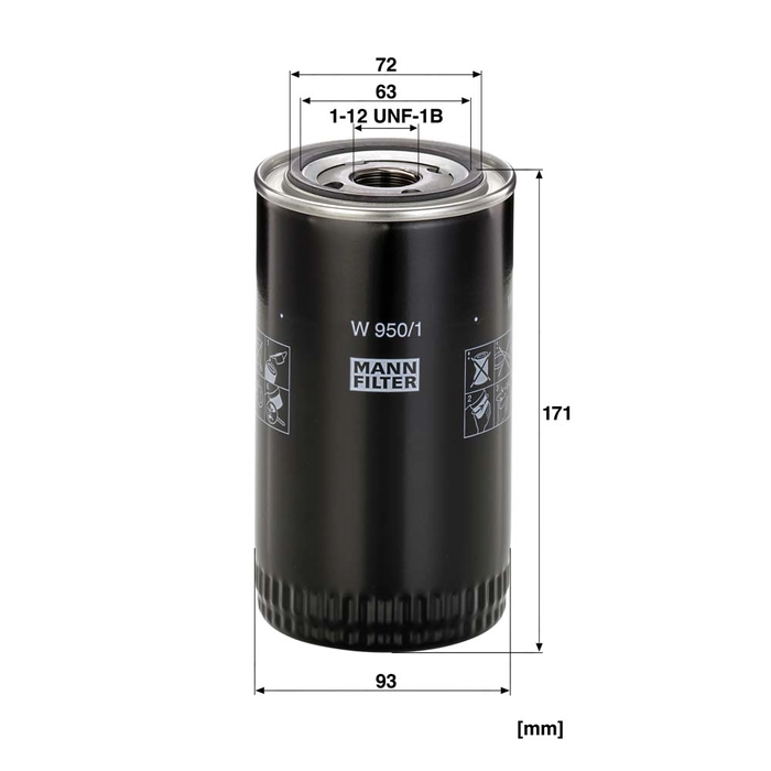 MANN Oljefilter W 950/1