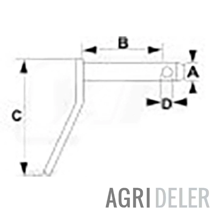 Toppstagbolt M/Håndtak Cat2