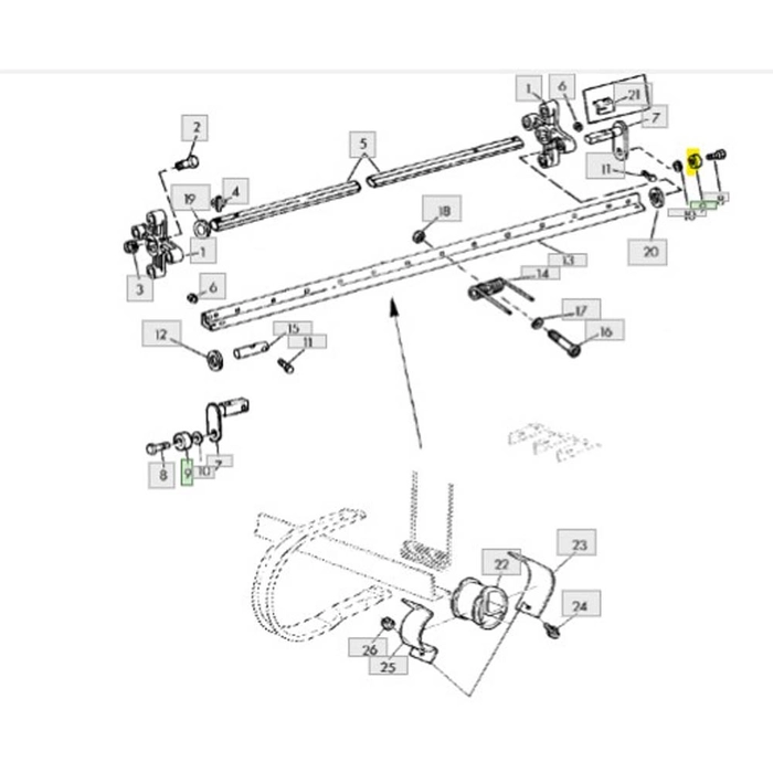 2 radig kulelager sfærisk