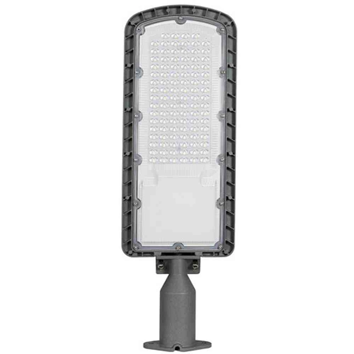 Ledtronic 100w gårdsbelysning med sensor og brakett, varmhvitt lys