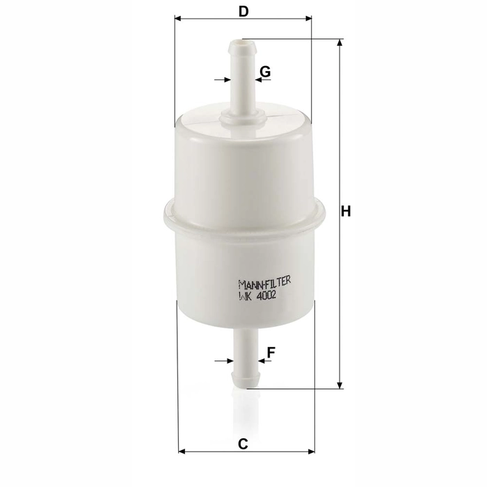 MANN Drivstoffilter WK 4002