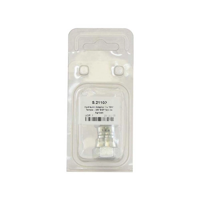 Agripak Hydraulisk adapter 1/4'' BSP Svingbar hunn x 3/8'' BSP Svingbar hunn