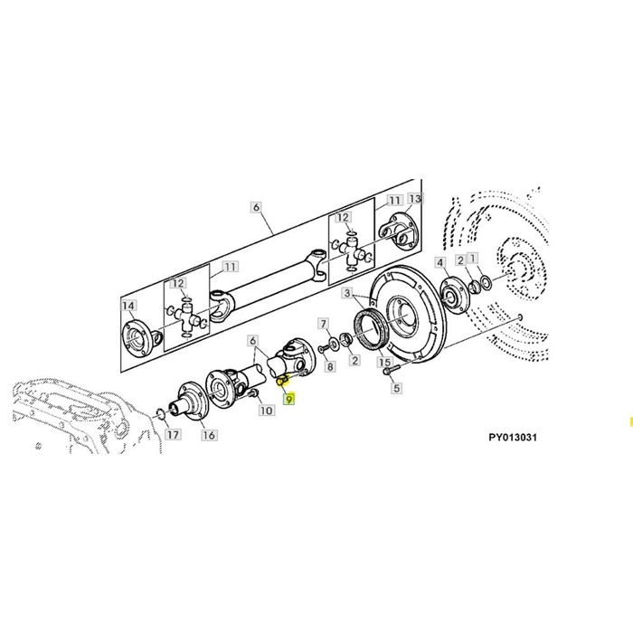 Flenshodeskrue m12x40
